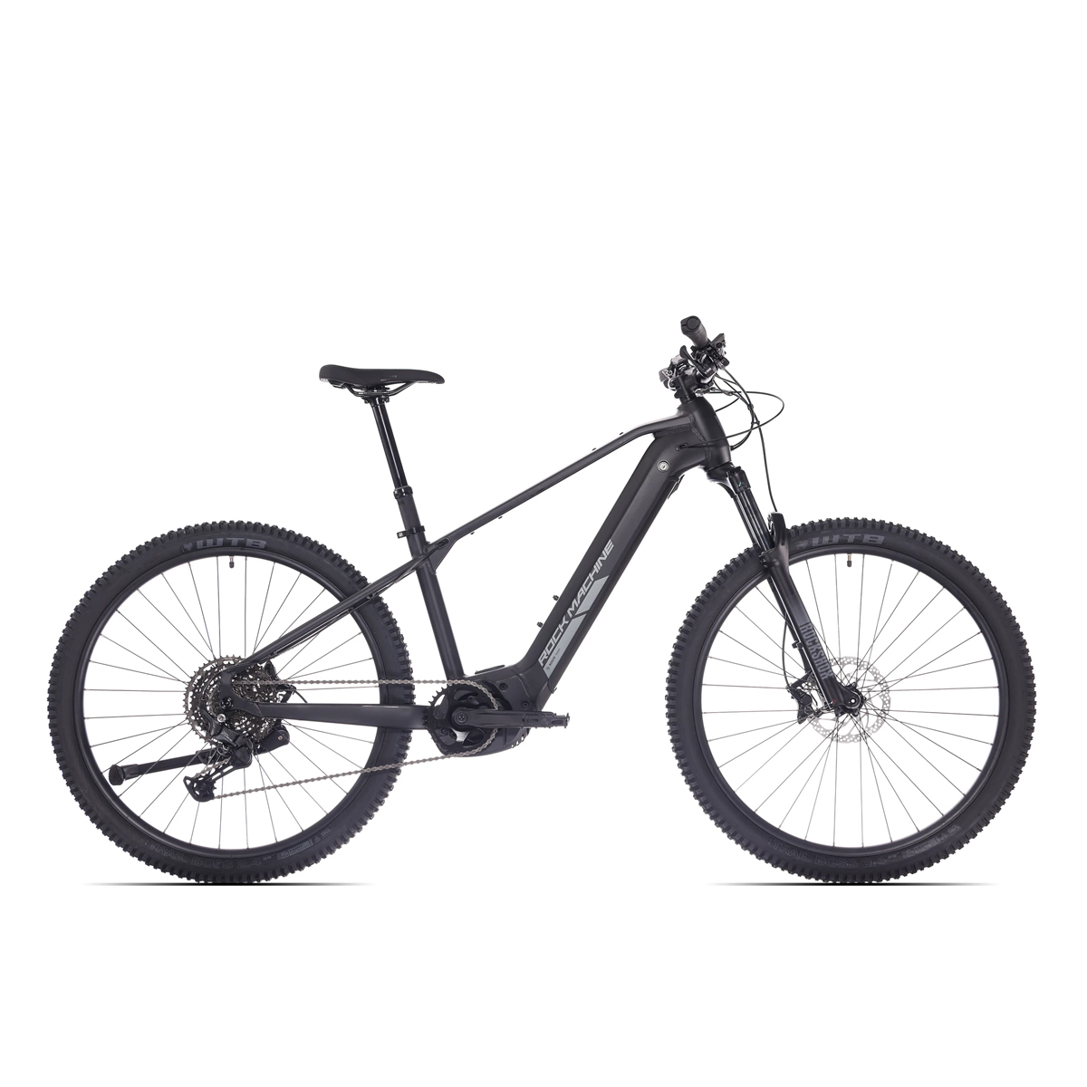 ●E-ROCK Black Rock Island Warrior Mountain Cruiser Electric Bike